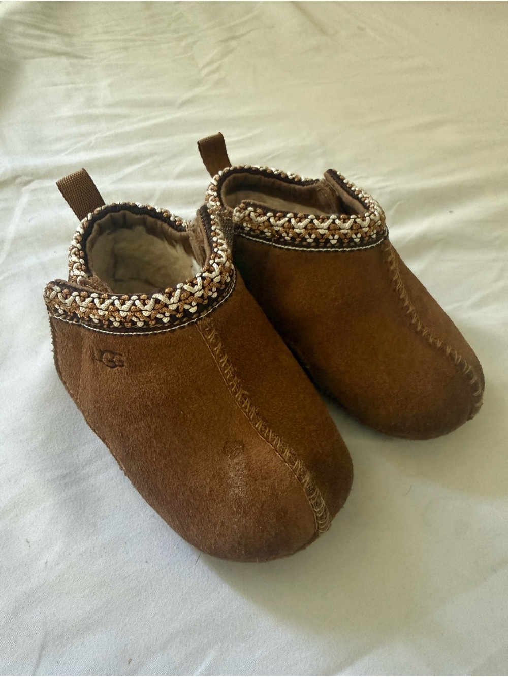 UGG baby Brown Cozy Slip-On Slippers